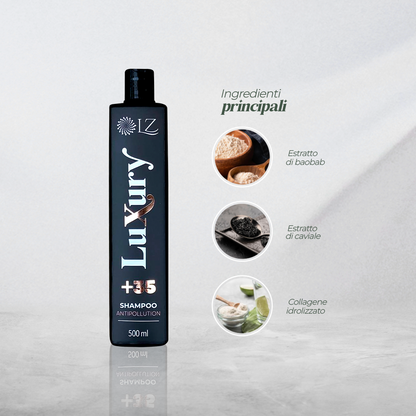 LUXURY ANTIPOLLUTION SHAMPOO +35 500ML